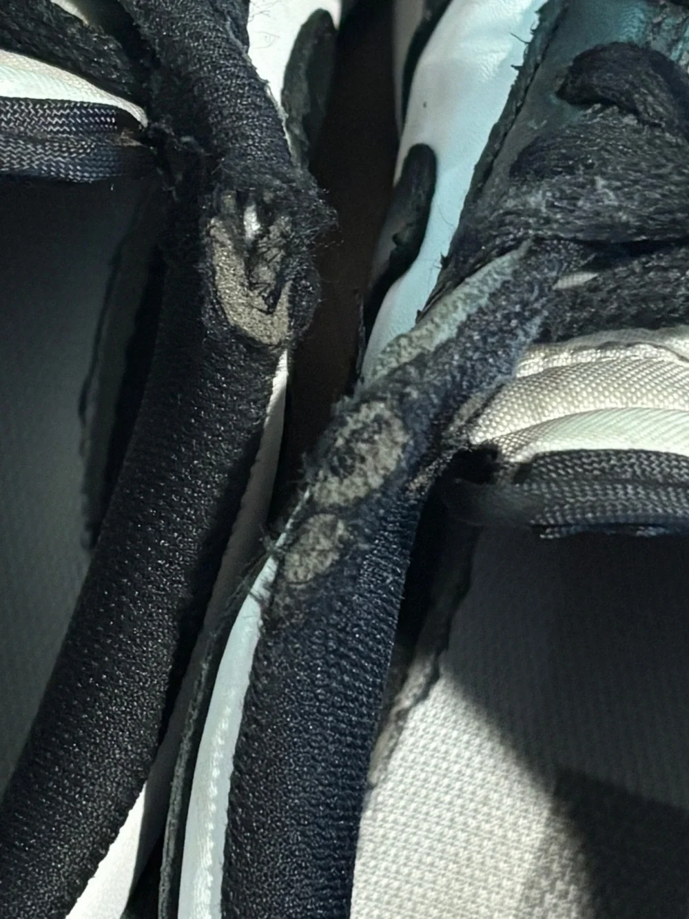 Nike Black Slip-On Athletic Shoe Interior